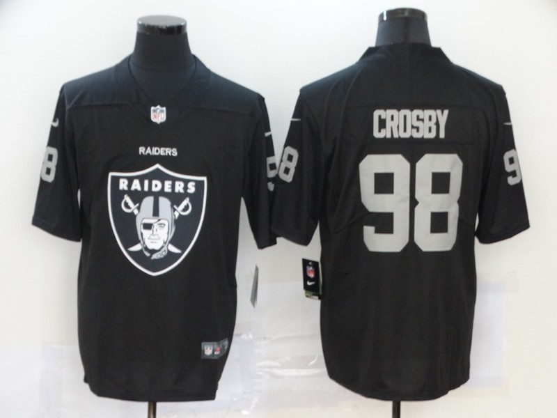Men's Las Vegas Raiders Maxx Crosby #98 Black Jersey